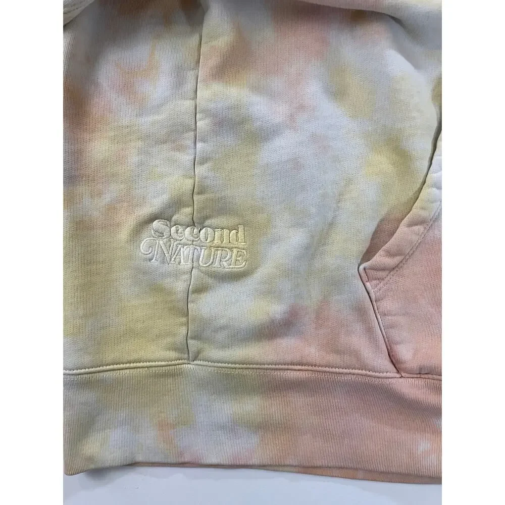 Levi’s Gold Tab Second Nature Hoodie Large Pastel Tie Dye 100% Cotton